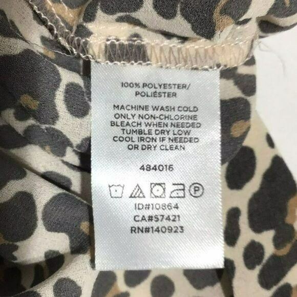 Loft Animal Print Pullover Top XS - Picture 6 of 6